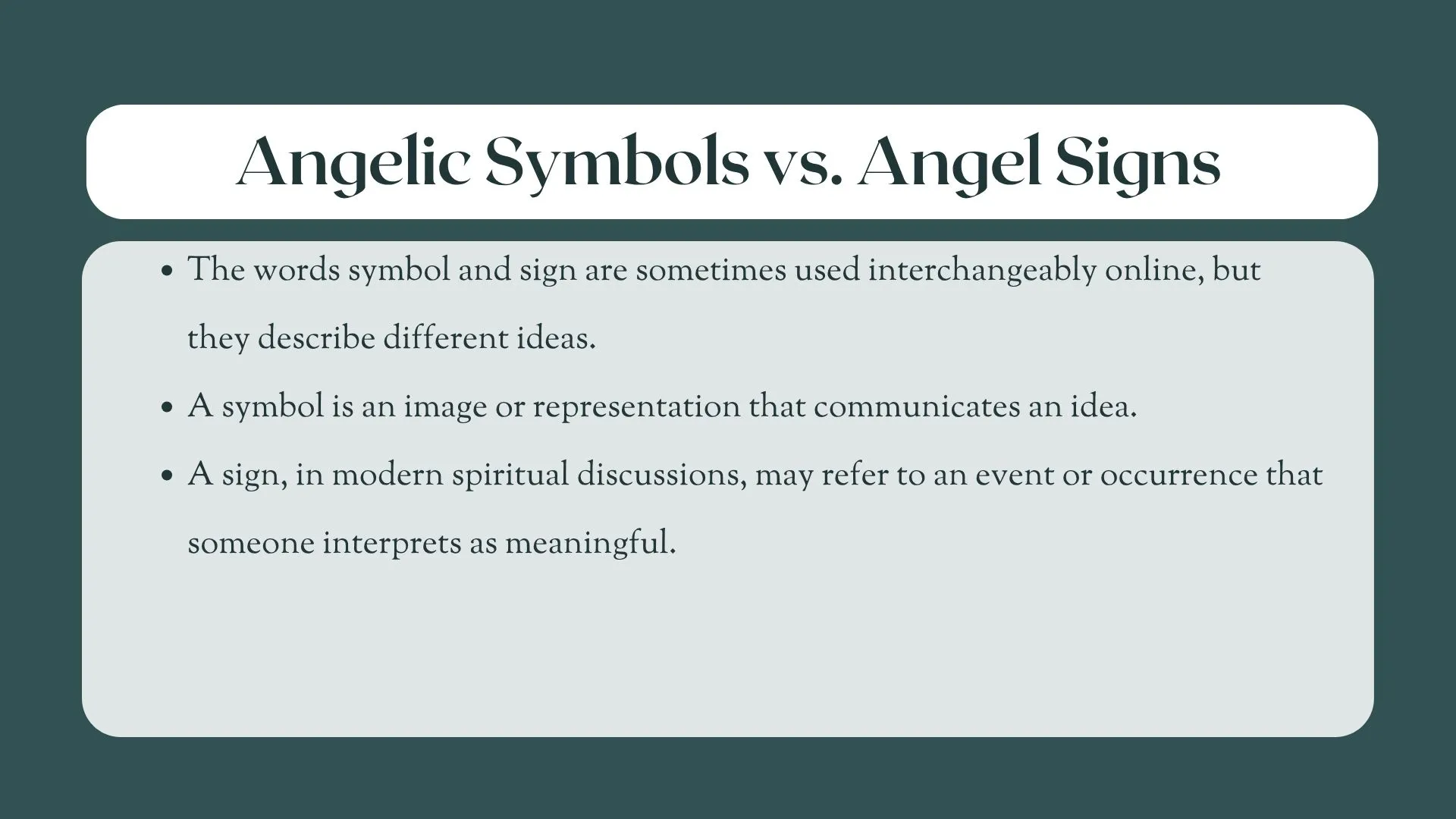 angelic symbols