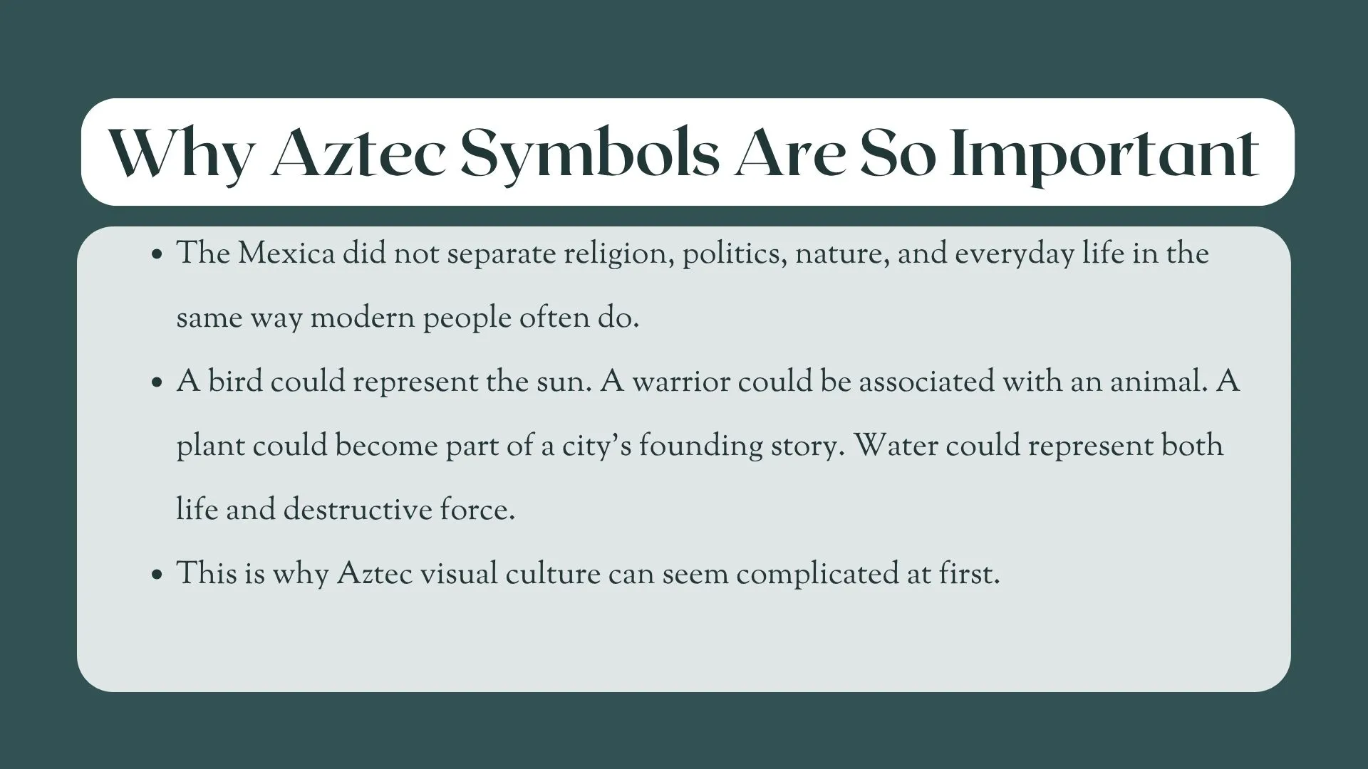 aztec symbols
