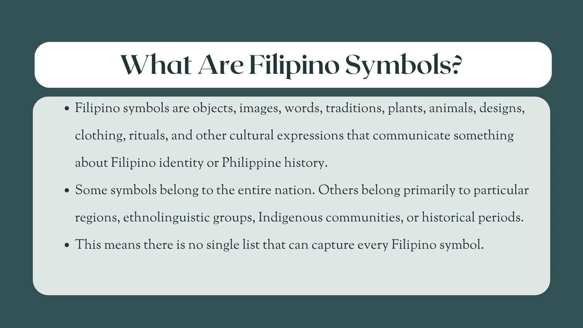 filipino symbols