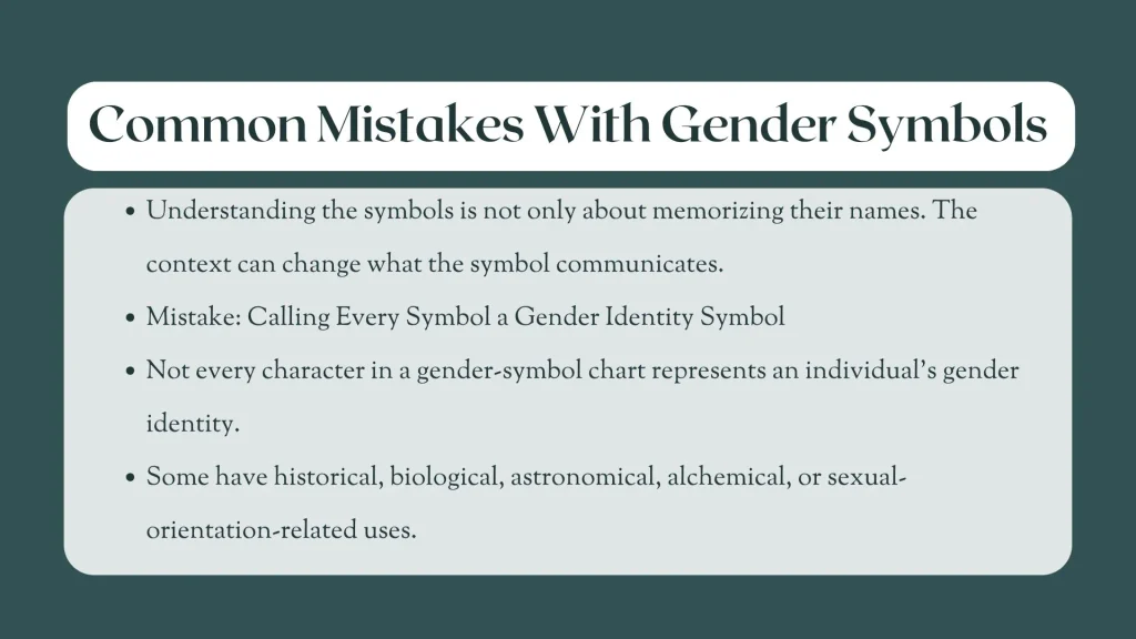 gender symbols