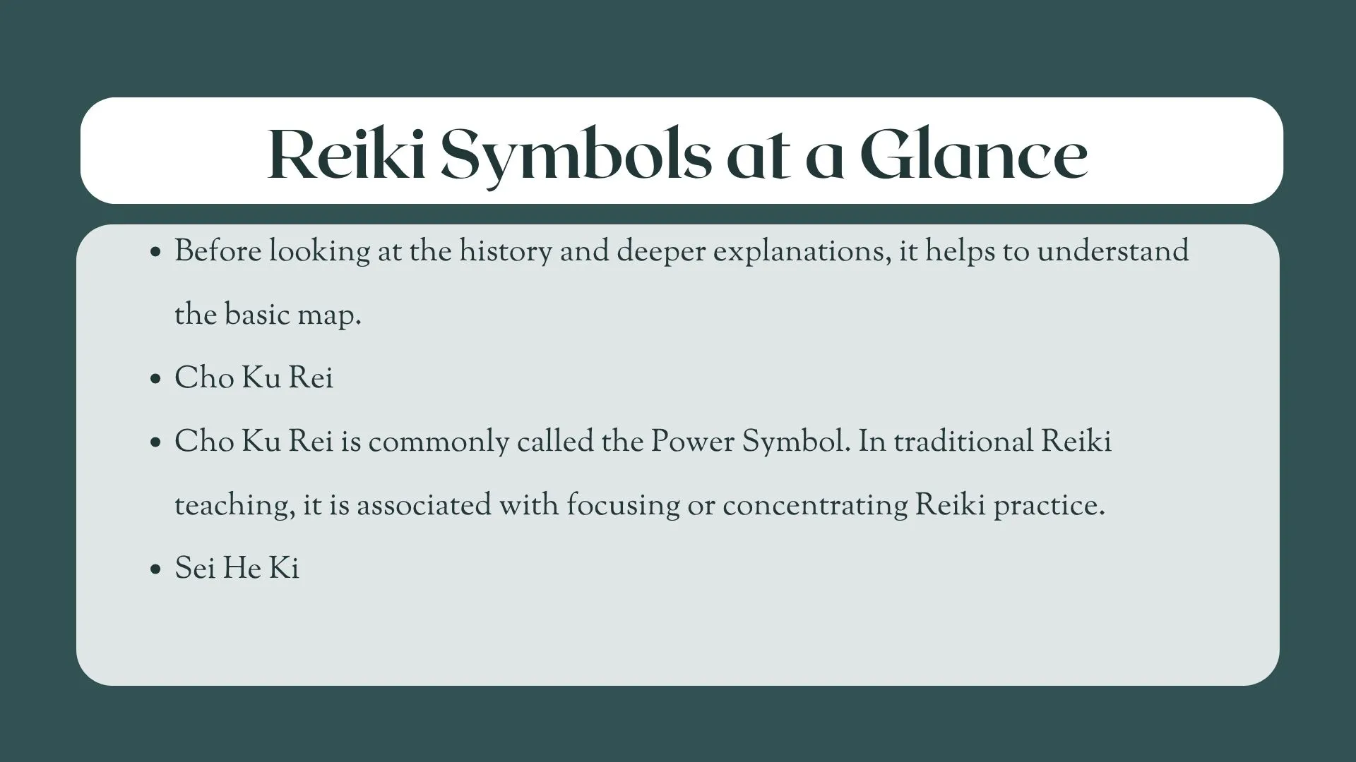 reiki symbols