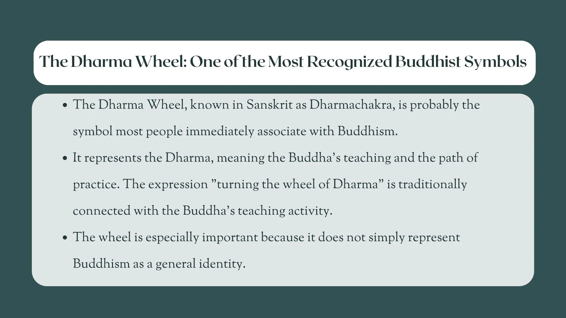 symbols of buddhism