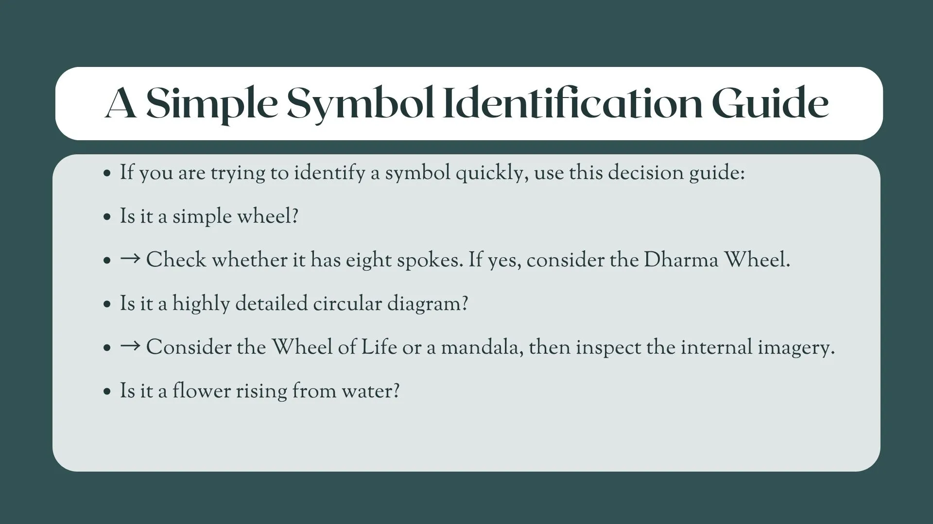 symbols of buddhism