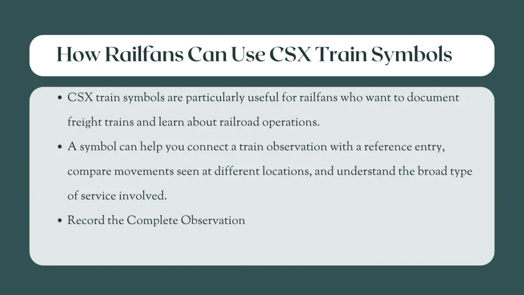 csx train symbols