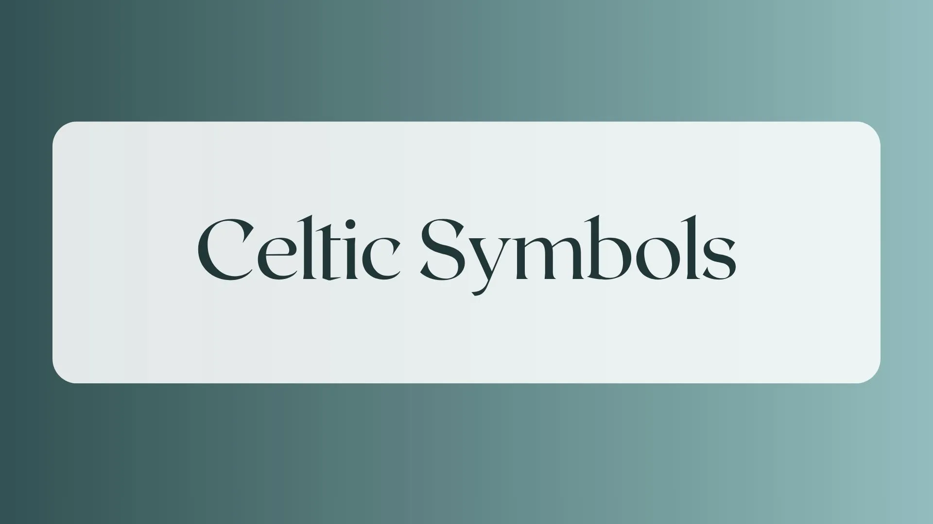 celtic symbols
