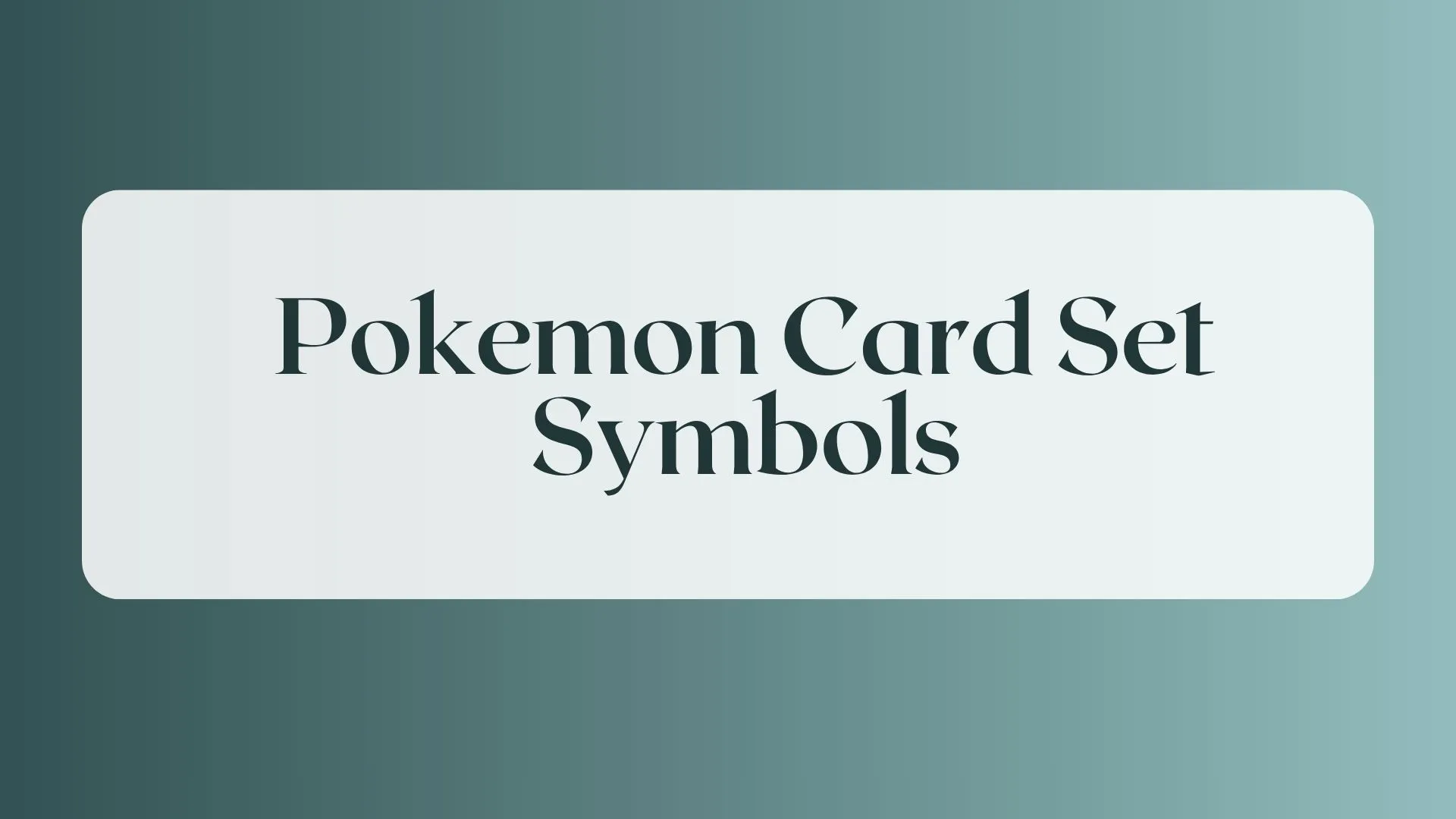 pokemon card set symbols